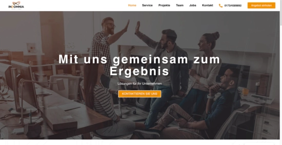 Portfolio-Bild: Kreativer Webauftritt mit individueller Markenwirkung